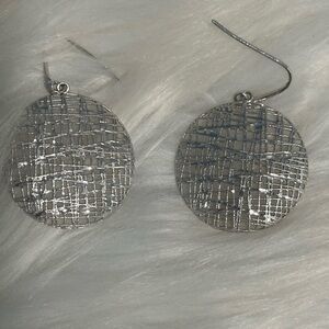 Sterling silver laser cut earrings Like NEW